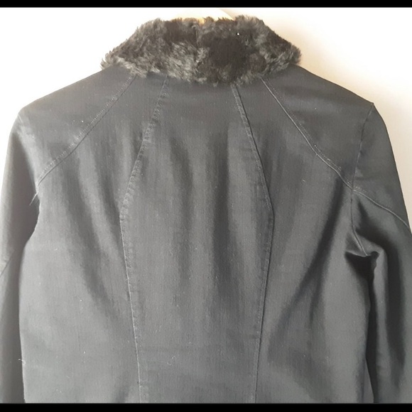Helmut Lang Moto cotton leather shearling jacket - Picture 9 of 16